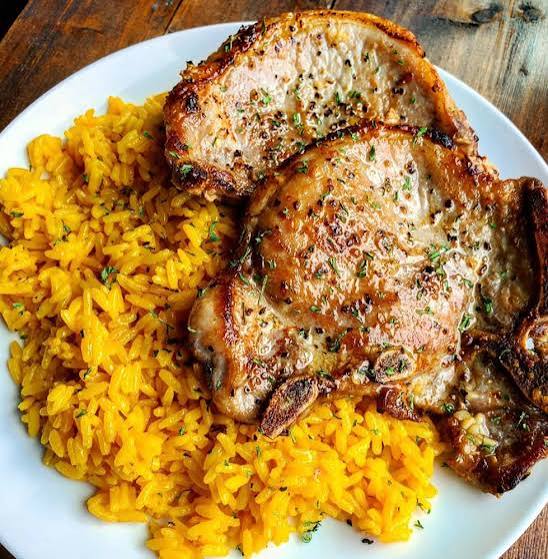 Red Pork Yellow Rice